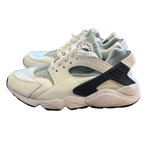 Nike Air Huarache Sneaker Shoe White Sage Black Athletic Run Train Walk Size 7.5 - Picture 6 of 16